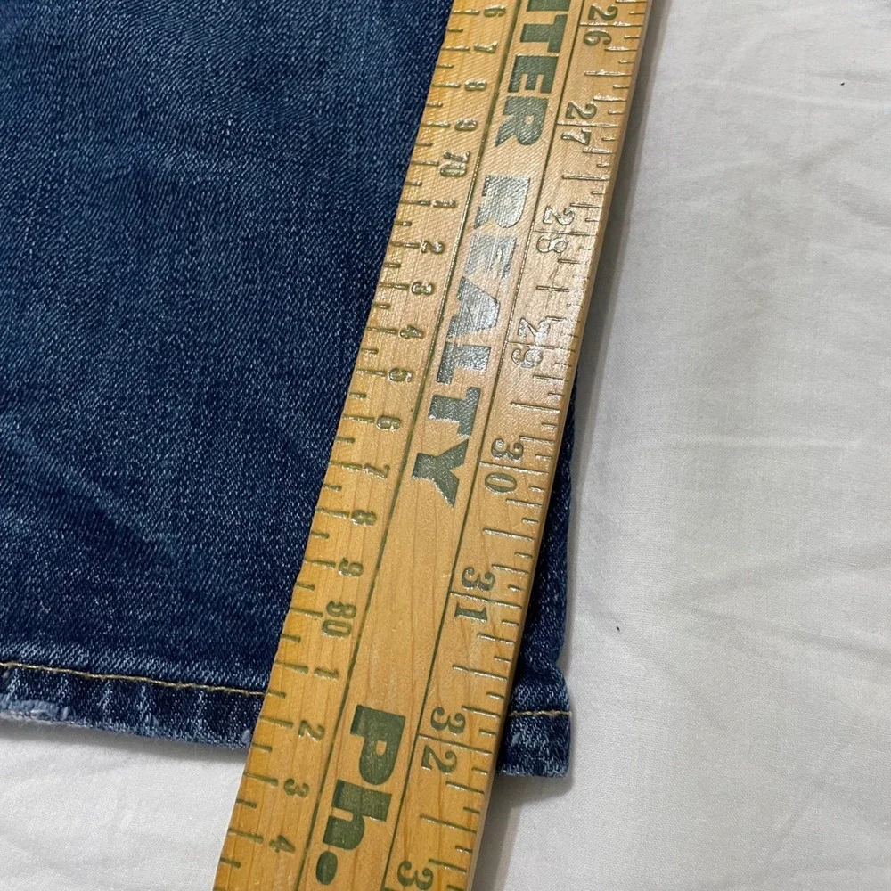 Polo Ralph Lauren Jeans Mens 38x32 Blue Varick Slim Straight Stretch Denim